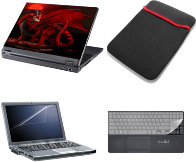 

Gallery 83 ® 4 in 1 combo laptop sleeve , key protector, screen guard, laptop skin 15.6 inch laptop.1224 Combo Set