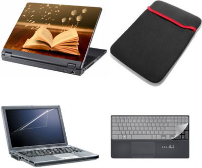 

Gallery 83 ® 4 in 1 combo laptop sleeve , key protector, screen guard, laptop skin 15.6 inch laptop.1176 Combo Set