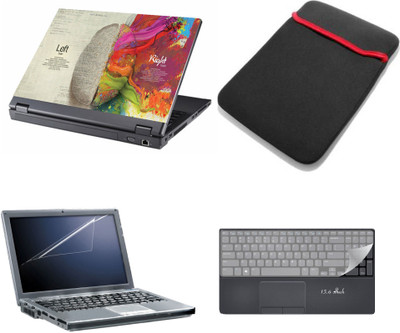 

Gallery 83 ® 4 in 1 combo laptop sleeve , key protector, screen guard, laptop skin 15.6 inch laptop.1216 Combo Set