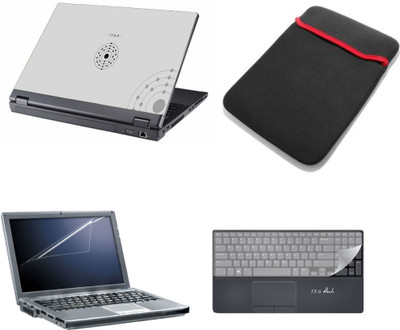 

Gallery 83 ® 4 in 1 combo laptop sleeve , key protector, screen guard, laptop skin 15.6 inch laptop.1122 Combo Set