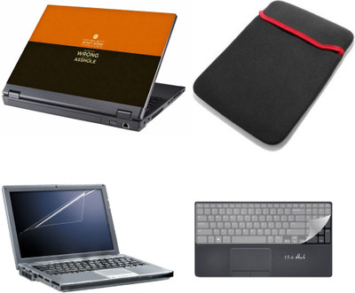 

Gallery 83 ® 4 in 1 combo laptop sleeve , key protector, screen guard, laptop skin 15.6 inch laptop.1100 Combo Set