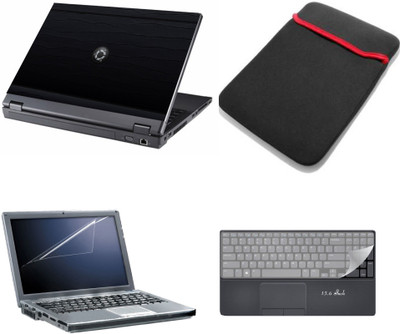 

Gallery 83 ® 4 in 1 combo laptop sleeve , key protector, screen guard, laptop skin 15.6 inch laptop.1233 Combo Set
