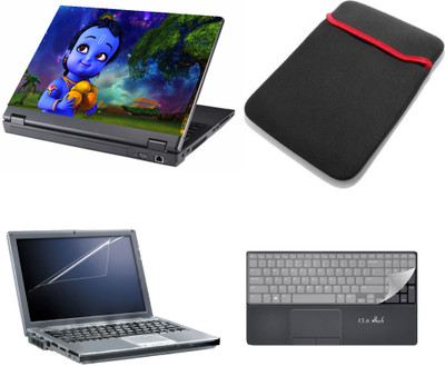 

Gallery 83 ® 4 in 1 combo laptop sleeve , key protector, screen guard, laptop skin 15.6 inch laptop.1221 Combo Set