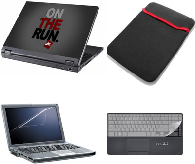 

Gallery 83 ® 4 in 1 combo laptop sleeve , key protector, screen guard, laptop skin 15.6 inch laptop.1236 Combo Set