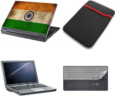 

Gallery 83 ® 4 in 1 combo laptop sleeve , key protector, screen guard, laptop skin 15.6 inch laptop.1156 Combo Set