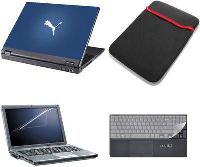 

Gallery 83 ® 4 in 1 combo laptop sleeve , key protector, screen guard, laptop skin 15.6 inch laptop.1141 Combo Set