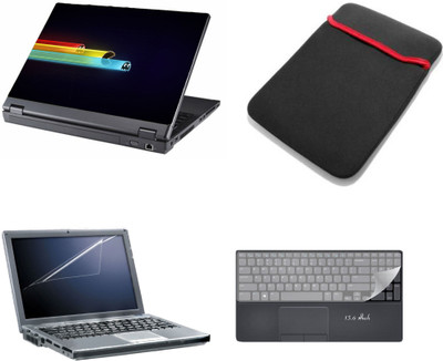 

Gallery 83 ® 4 in 1 combo laptop sleeve , key protector, screen guard, laptop skin 15.6 inch laptop.1115 Combo Set