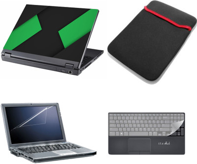 

Gallery 83 ® 4 in 1 combo laptop sleeve , key protector, screen guard, laptop skin 15.6 inch laptop.1188 Combo Set
