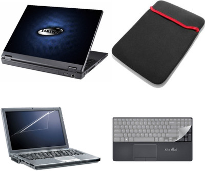 

Gallery 83 ® 4 in 1 combo laptop sleeve , key protector, screen guard, laptop skin 15.6 inch laptop.1206 Combo Set