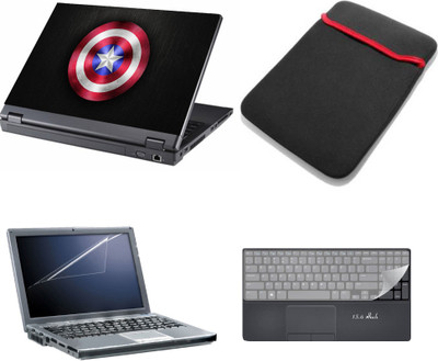 

Gallery 83 ® 4 in 1 combo laptop sleeve , key protector, screen guard, laptop skin 15.6 inch laptop.1245 Combo Set