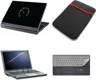 

Gallery 83 ® 4 in 1 combo laptop sleeve , key protector, screen guard, laptop skin 15.6 inch laptop.1140 Combo Set