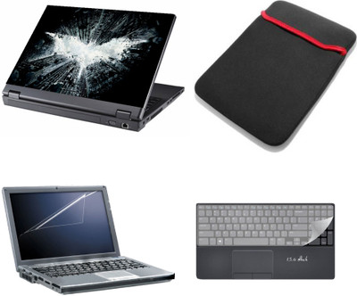 

Gallery 83 ® 4 in 1 combo laptop sleeve , key protector, screen guard, laptop skin 15.6 inch laptop.1171 Combo Set
