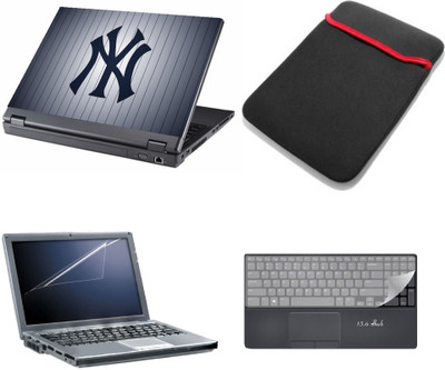 

Gallery 83 ® 4 in 1 combo laptop sleeve , key protector, screen guard, laptop skin 15.6 inch laptop.1227 Combo Set