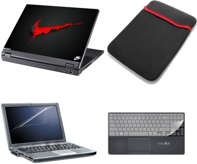 

Gallery 83 ® 4 in 1 combo laptop sleeve , key protector, screen guard, laptop skin 15.6 inch laptop.1211 Combo Set