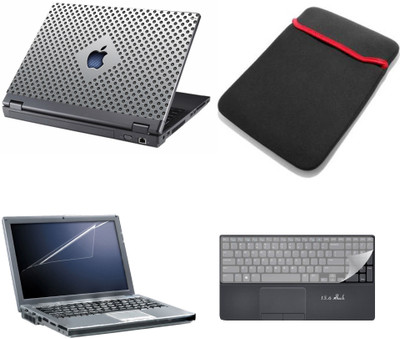 

Gallery 83 ® 4 in 1 combo laptop sleeve , key protector, screen guard, laptop skin 15.6 inch laptop.1155 Combo Set