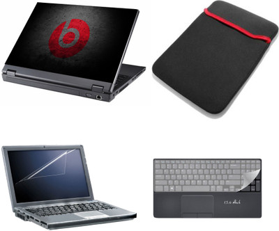 

Gallery 83 ® 4 in 1 combo laptop sleeve , key protector, screen guard, laptop skin 15.6 inch laptop.1168 Combo Set