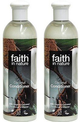 

Faith In Nature (2 Pack) Coconut Conditioner 400Ml 2 Pack Bundle(400 ml)