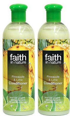 

Faith In Nature (2 Pack) Pineapple & Lime Conditioner 400Ml 2 Pack Bundle(400 ml)