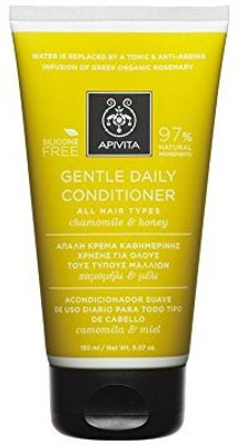 

Apivita 3 X Gentle Daily Conditioner For All Hair Types With Chamomile And Honey (New Product, Released In 2017) 3 Tubes X 150Ml/5.1Oz Each One(150 ml)