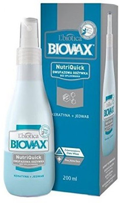 

LBiotica Biovax Nutriquick Conditioner Keratin And Silk 200Ml(200 ml)