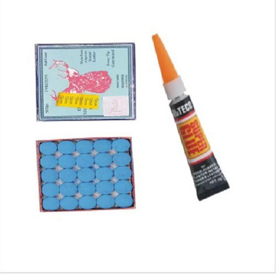 

Laxmi Ganesh Billiard A65DQ6 ELK MASTER 13MM TIP (50 PCS) & CUE TIP GLUE Snooker, Pool, Billiards Cue Stick(Microfibre)