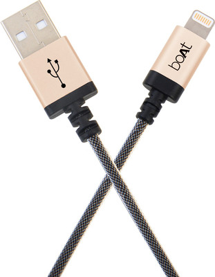 

boAt LTG-Gold 500-1 Lightning Cable(Gold)