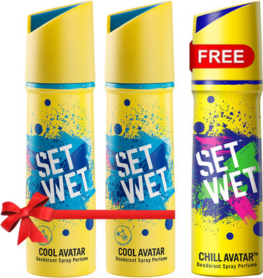 

Set Wet Cool Avatar Perfume Spray Deodorant Spray - For Men(300 ml, Pack of 2)