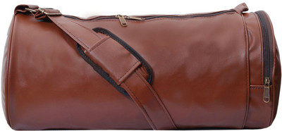 

Creative India Exports Leather 30 Ltr Tan Sports Duffle Gym Bag(Brown)