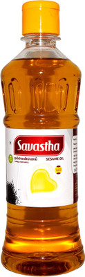 

Savastha Natural Cold Pressed Sesame (Gingelly) Oil Sesame Oil 500 ml Plastic Bottle