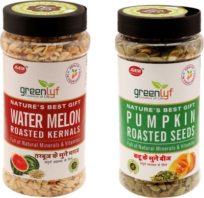 

Jiwesh Watermelon Seeds, Pumpkin Seeds(500 g, Pack of 2)