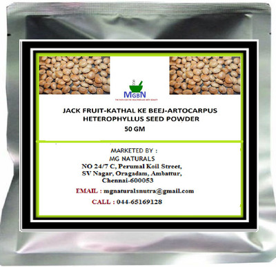 

MGBN JACK FRUIT-KATHAL KE BEEJ-ARTOCARPUS HETEROPHYLLUS SEED POWDER-50 GM(50 g)