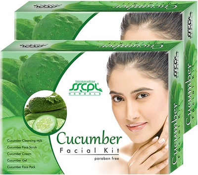 

SSCPL Herbals Cucumber Facial Kit 50 g(Set of 2)