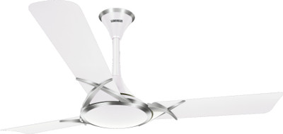 Luminous 1200MM DELTOID SILKY WHITE 3 Blade Ceiling Fan(SILKY WHITE, Pack of 1)