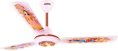 

Luminous 1200MM PLAY DOLL 3 Blade Ceiling Fan(Pink, Pack of 1)