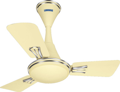 Luminous 1200MM AUDIE BUTTER CREAM 3 Blade Ceiling Fan(BUTTER CREAM, Pack of 1)