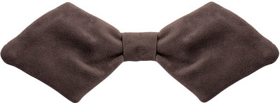 

Voylla Velvet Fabric Bow Tie & Hair Accessory Hair Pin(Brown)