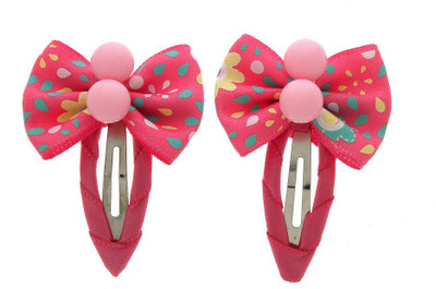 

Anuradha Art Jewellery Side Pin Tic Tac Clip(Pink)