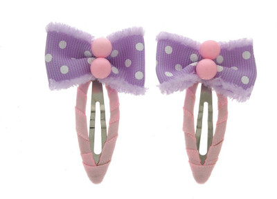 

Anuradha Art Jewellery Side Pin Tic Tac Clip(Purple)