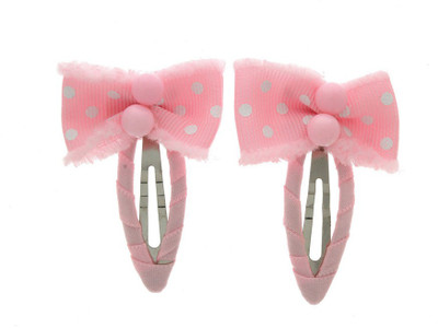 

Anuradha Art Jewellery Side Pin Tic Tac Clip(Pink)