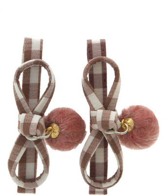 

Anuradha Art Jewellery Side Pin Tic Tac Clip(Brown)