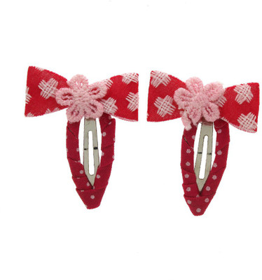 

Anuradha Art Jewellery Side Pin Tic Tac Clip(Pink)