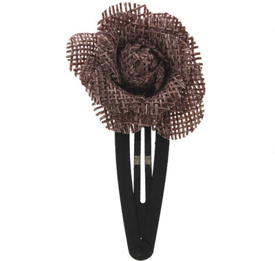 

Anuradha Art Jewellery Side Pin Tic Tac Clip(Brown)