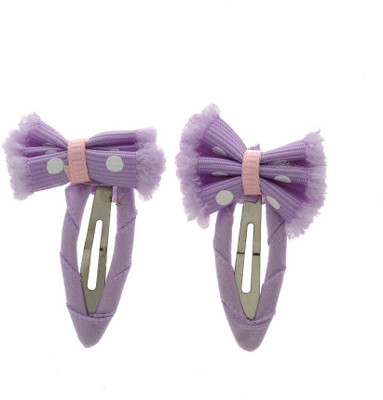 

Anuradha Art Jewellery Side Pin Tic Tac Clip(Purple)