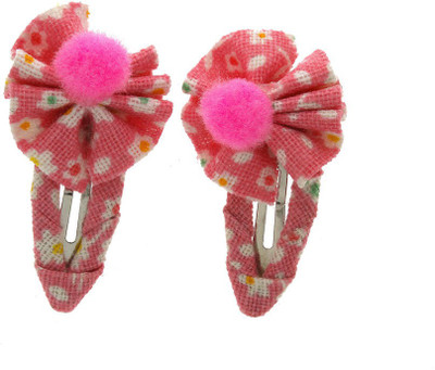 

Anuradha Art Jewellery Side Pin Tic Tac Clip(Pink)