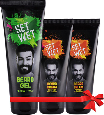 

Set Wet Beard Styling Cream with Beard Styling Gel Hair Cream(200 ml)