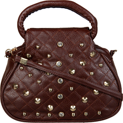 

London Design Hand-held Bag(Brown)