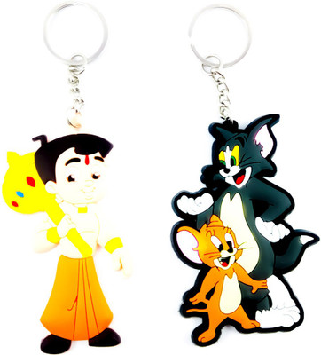 

ShopTop Combo keychain of 2 ( Bheem & Tom Jerry ) Key Chain