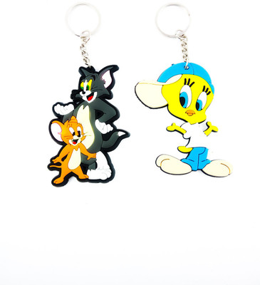 

ShopTop Combo keychain set of 2 ( Tom & jerry and Tweety ) Key Chain