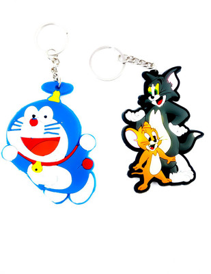 

ShopTop Combo keychain of 2 ( doraemon and Tom & jerry ) keychain Key Chain