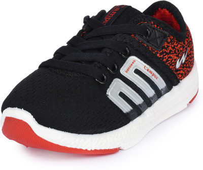 

Campus Boys Lace Walking Shoes(Black, Blackred